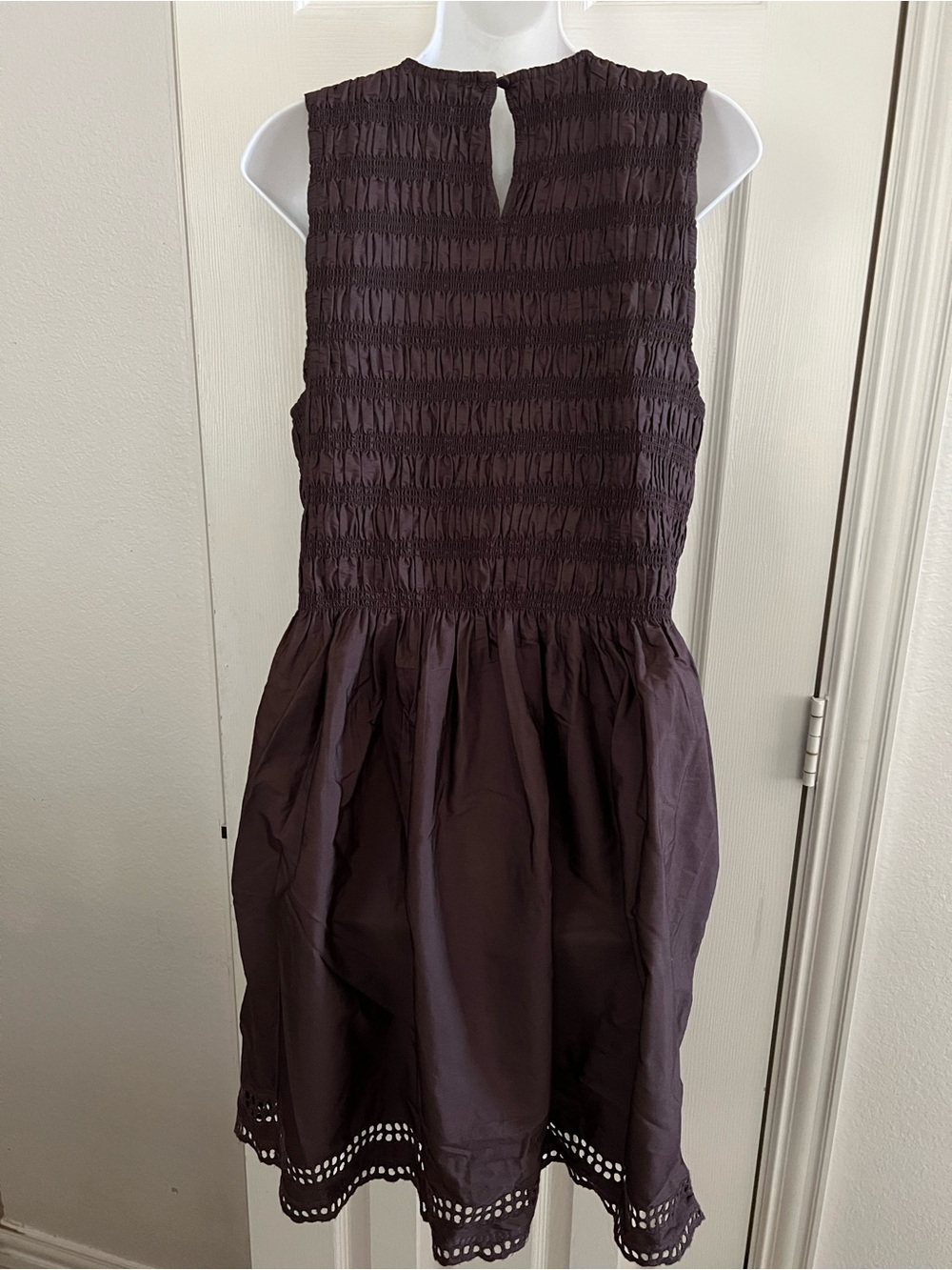 NWT Madewell The Embroidered Melody Smocked Mini Dress XL - Picture 8 of 13